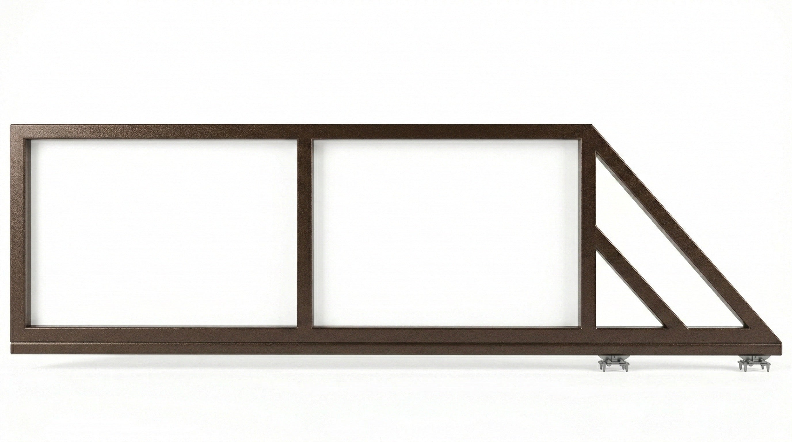 Stumdomi vartai 4 m pravažiavimui, skirti rombo užpildui. Dešinė pusė